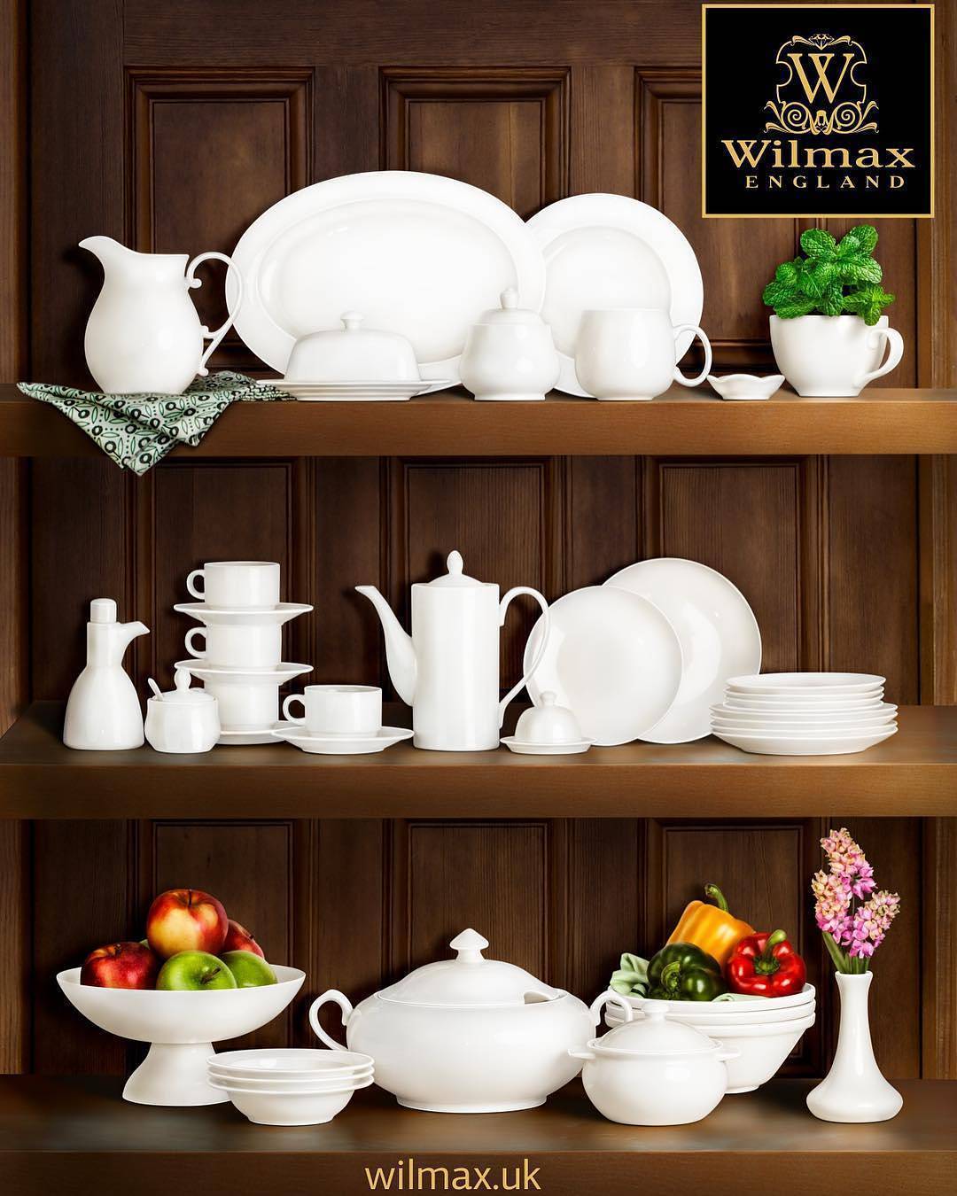 White Divided Dish 12.5" inch | 31.5 Cm - HAWI SHOPPING