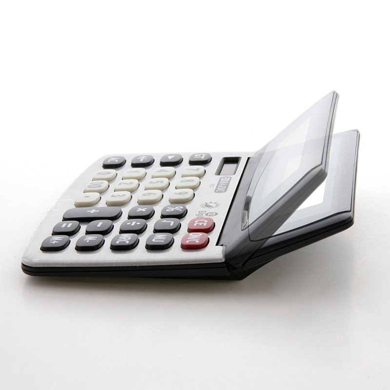 12 - Digit Dual Power Desktop Calculator w/ Adjustable Display - HAWI SHOPPING