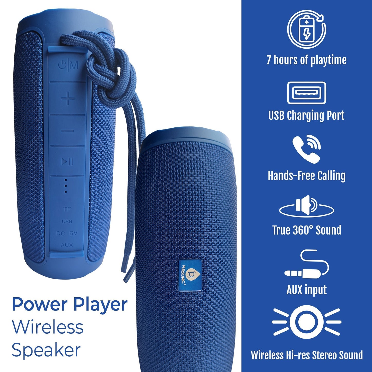Pursonic Peak Wireless Speaker - HAWI SHOPPING