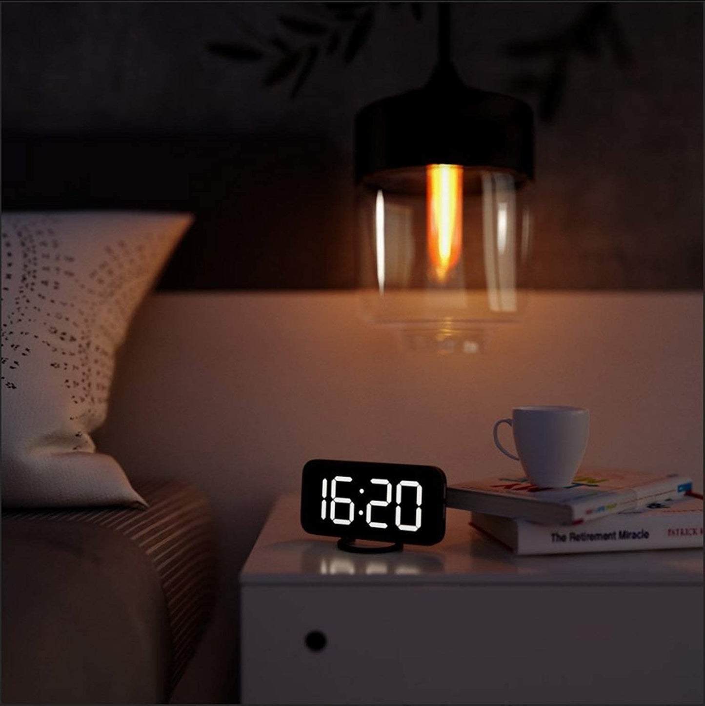 Digital Alarm Clock, Large 6.5" - HAWI SHOPPING