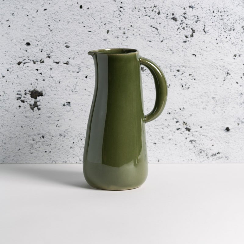 Stoneware Jug | Dadasi 50 Oz - Green - HAWI SHOPPING
