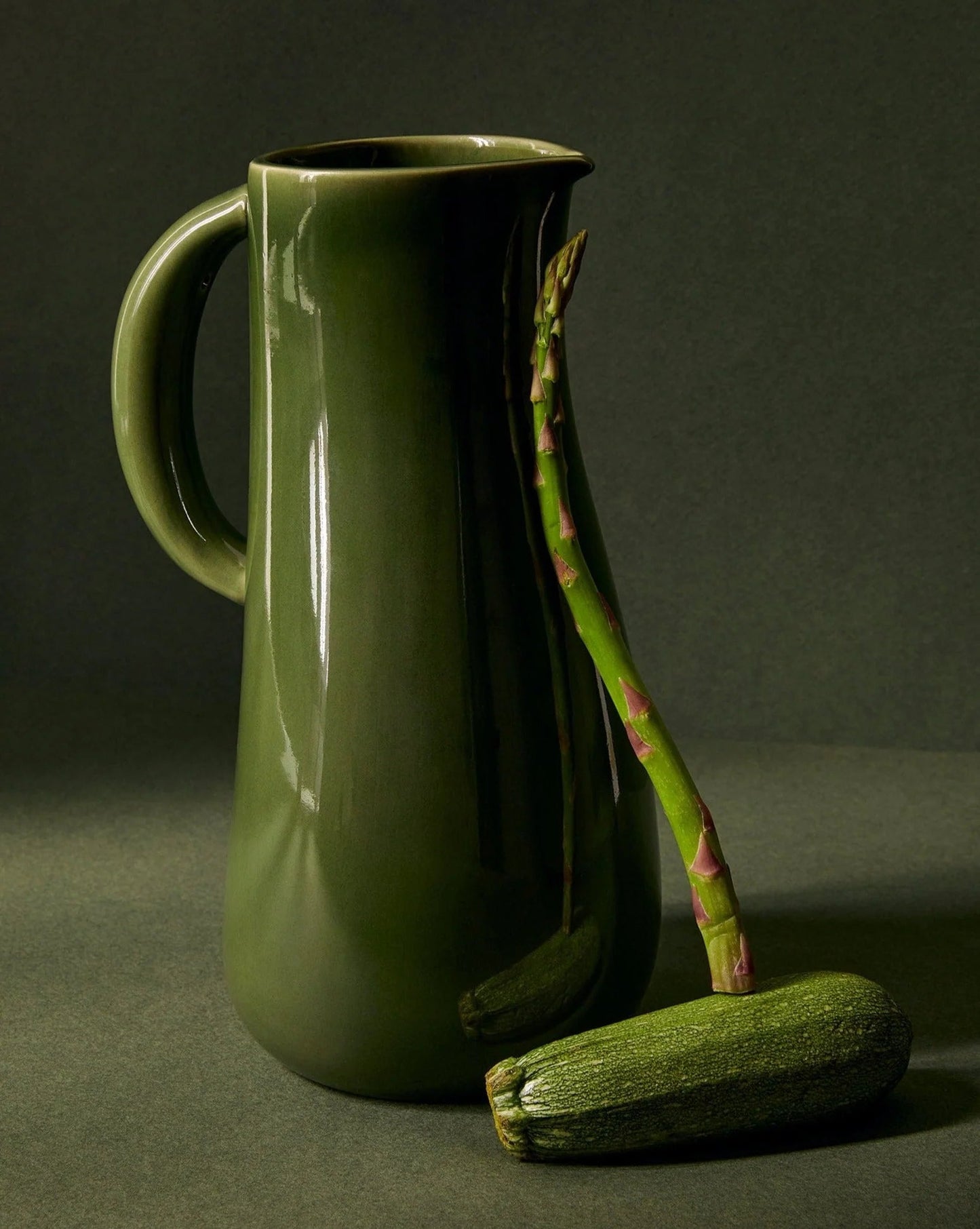 Stoneware Jug | Dadasi 50 Oz - Green - HAWI SHOPPING