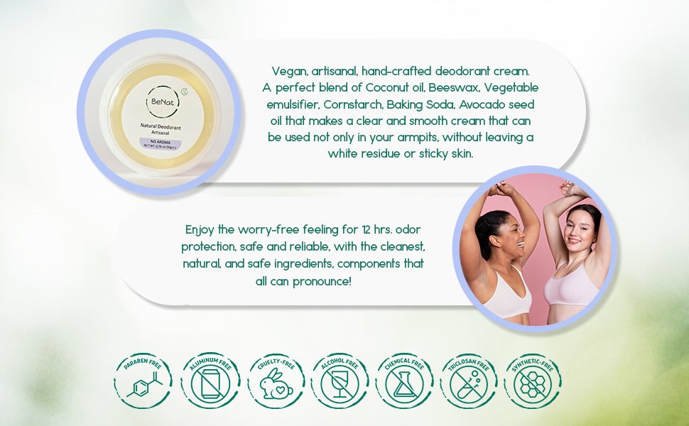 Vegan Deodorant Cream - HAWI SHOPPING