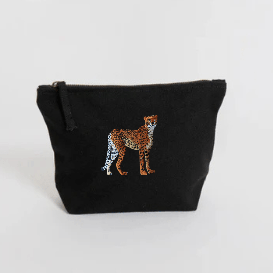Make Up Pouch - Cheetah - HAWI SHOPPING