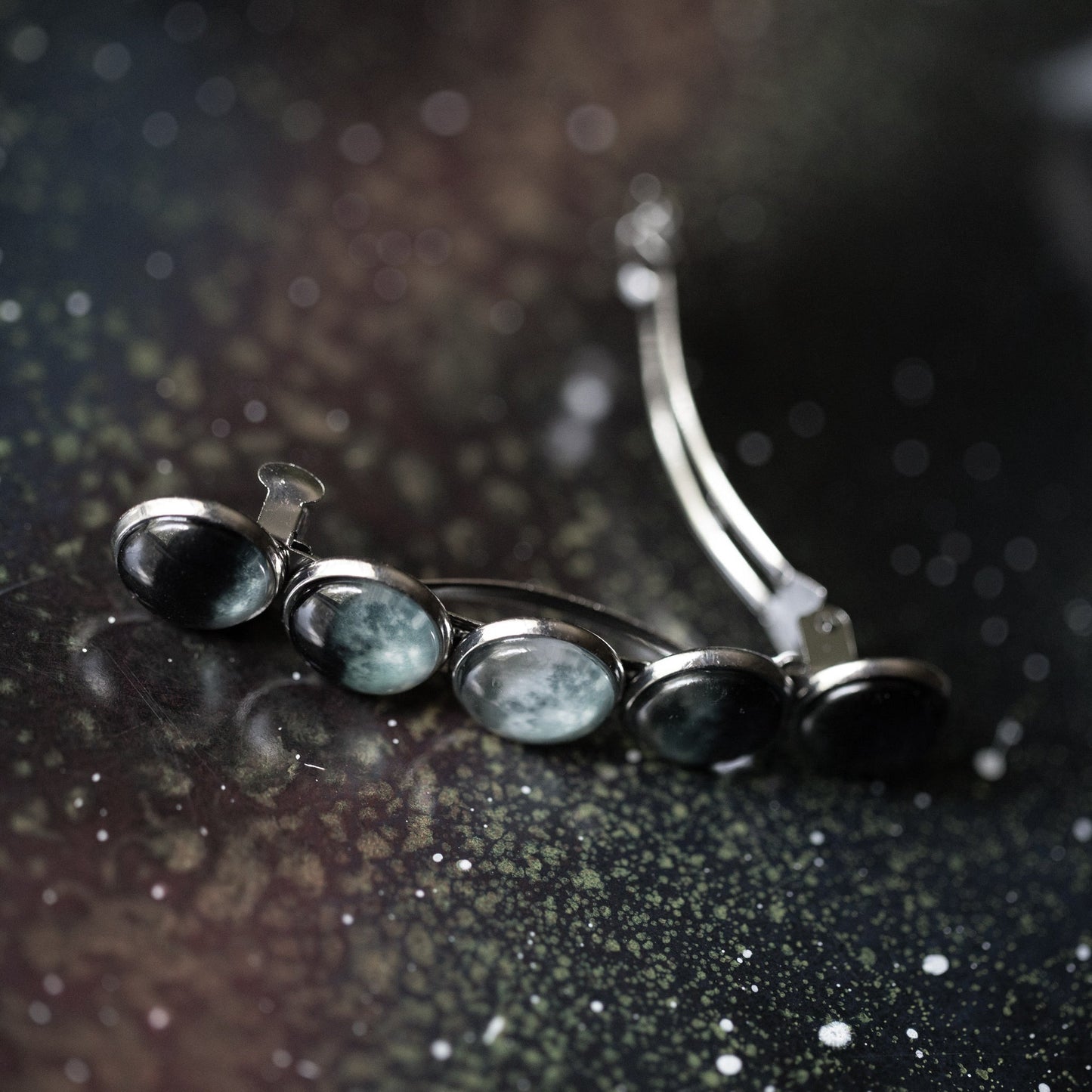 Moon Phase Hair Clip Barrette - HAWI SHOPPING