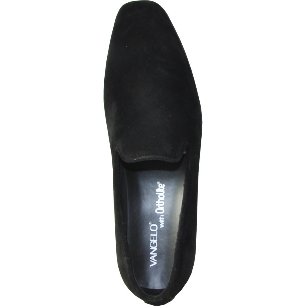 "Chelsea" Black Suede Tuxedo Shoes - HAWI SHOPPING