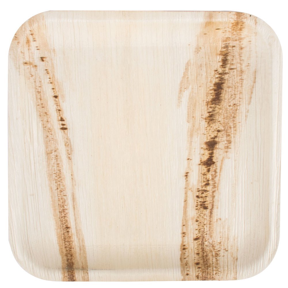 Palm Leaf Square Plates 10" Inch (Set of 25/50/100) - HAWI SHOPPING