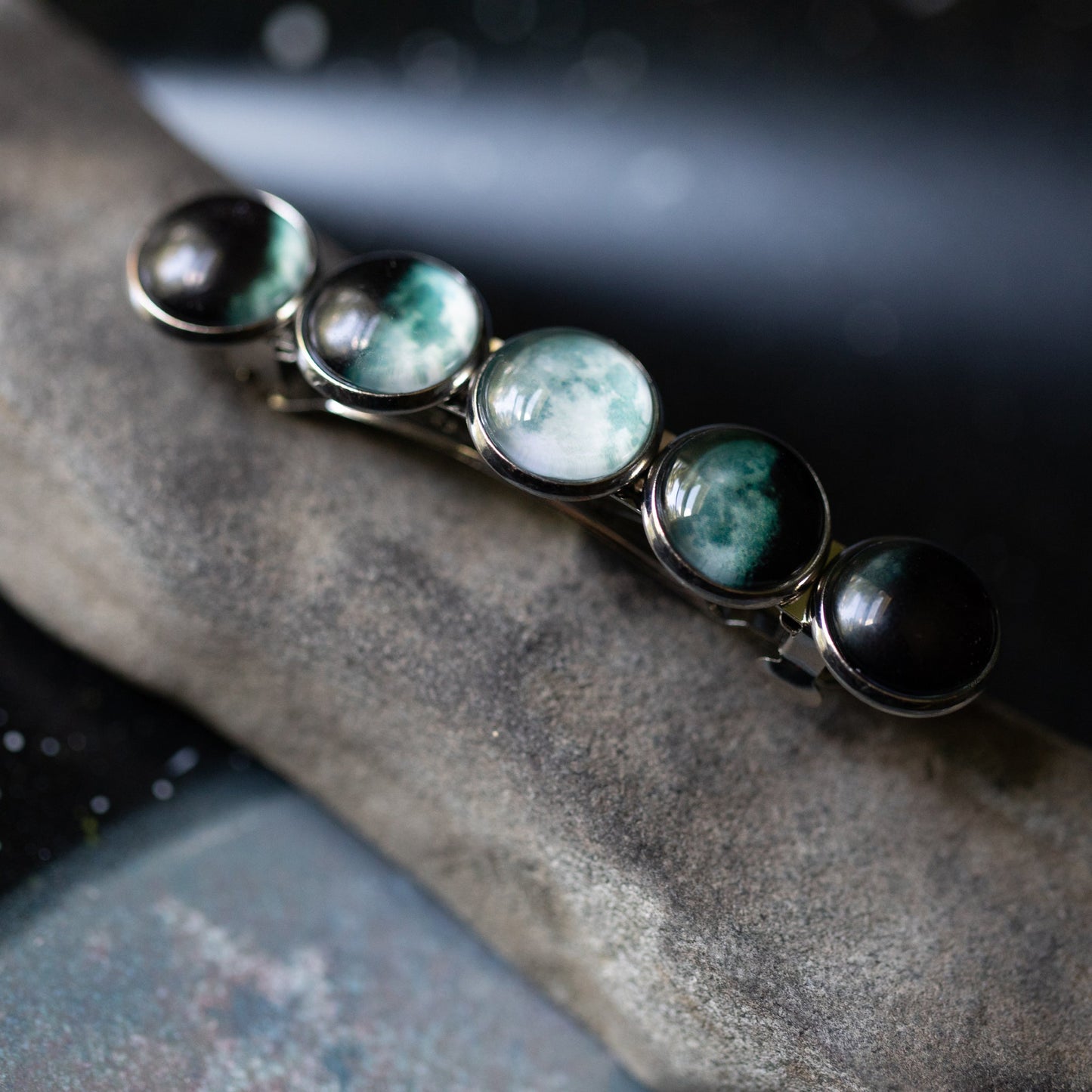 Moon Phase Hair Clip Barrette - HAWI SHOPPING