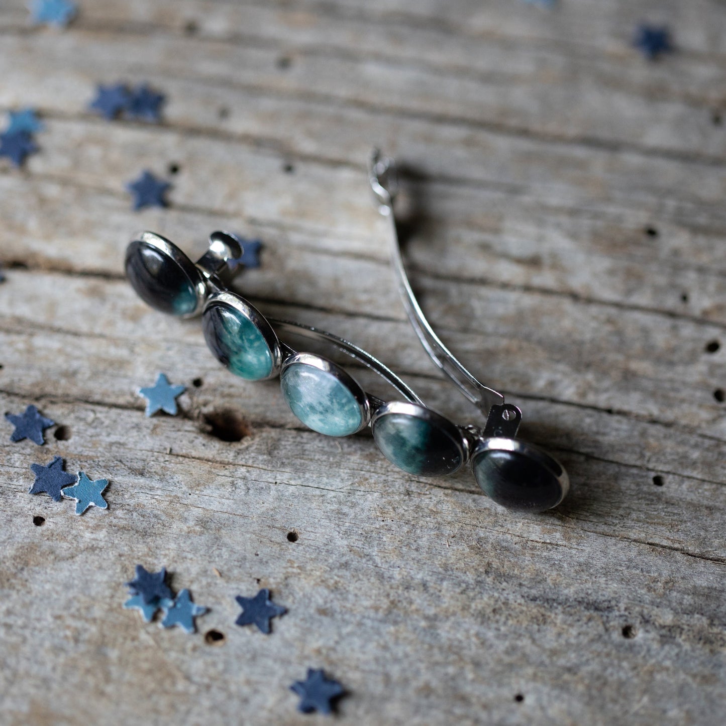 Moon Phase Hair Clip Barrette - HAWI SHOPPING