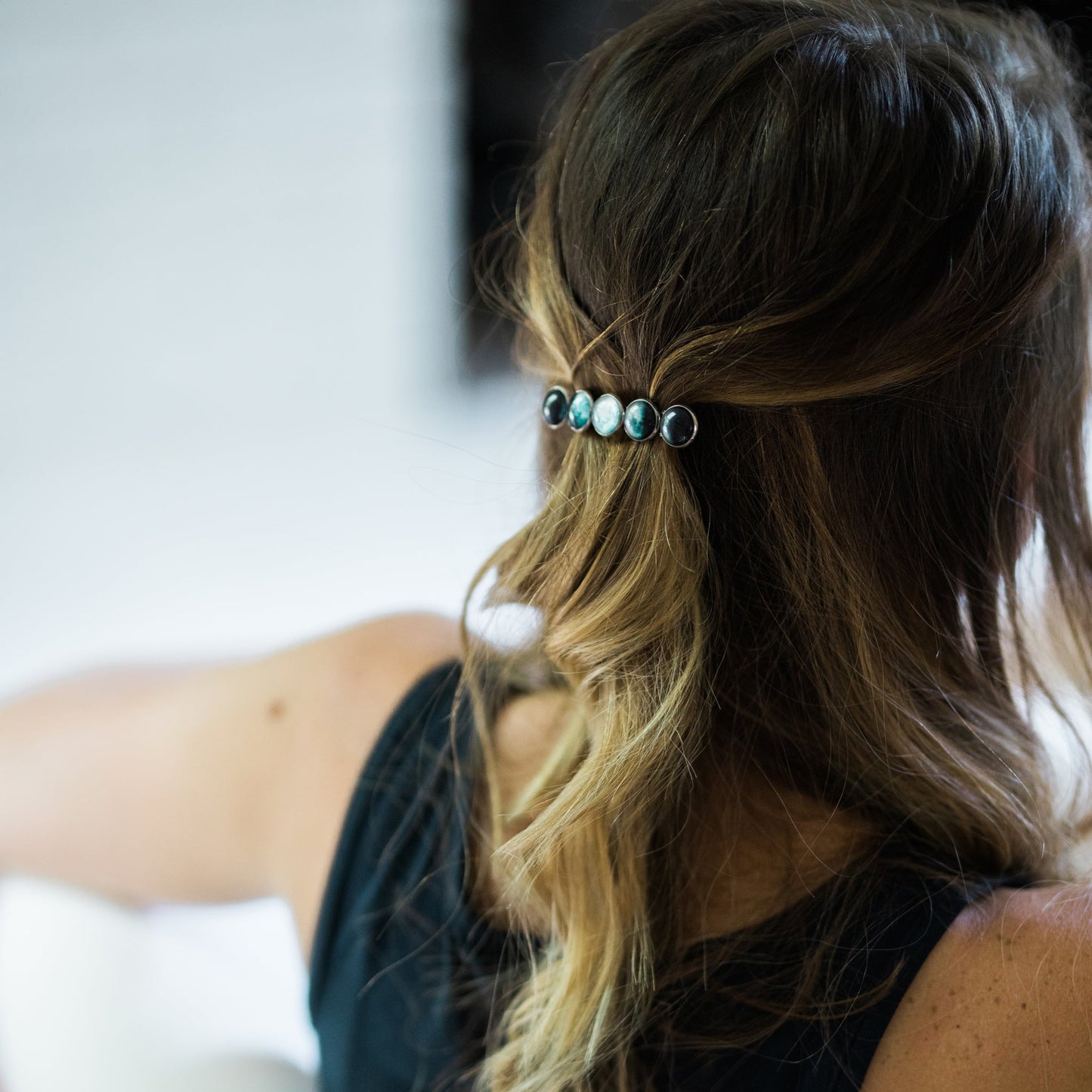 Moon Phase Hair Clip Barrette - HAWI SHOPPING