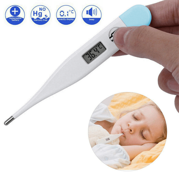 Digital LCD Thermometer Medical Baby Adult Body Mouth Temperaturer - HAWI SHOPPING