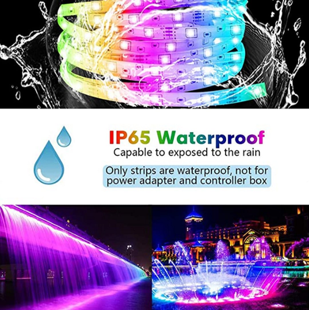 LED Strip Lights, YORMICK 32.8' Waterproof Flexible Tape Lights - HAWI SHOPPING