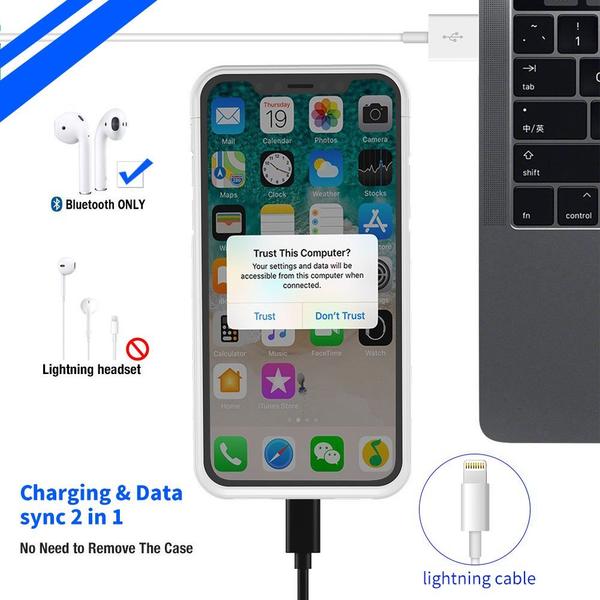 iPhone X/XS POWER X Battery Case 4200mAh With Magnetic Kickstand - HAWI SHOPPING