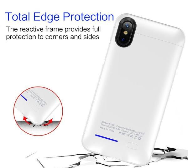 iPhone X/XS POWER X Battery Case 4200mAh With Magnetic Kickstand - HAWI SHOPPING
