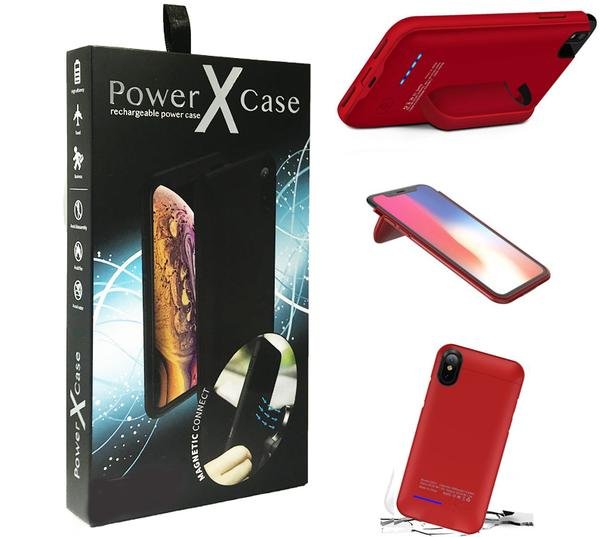 iPhone X/XS POWER X Battery Case 4200mAh With Magnetic Kickstand - HAWI SHOPPING