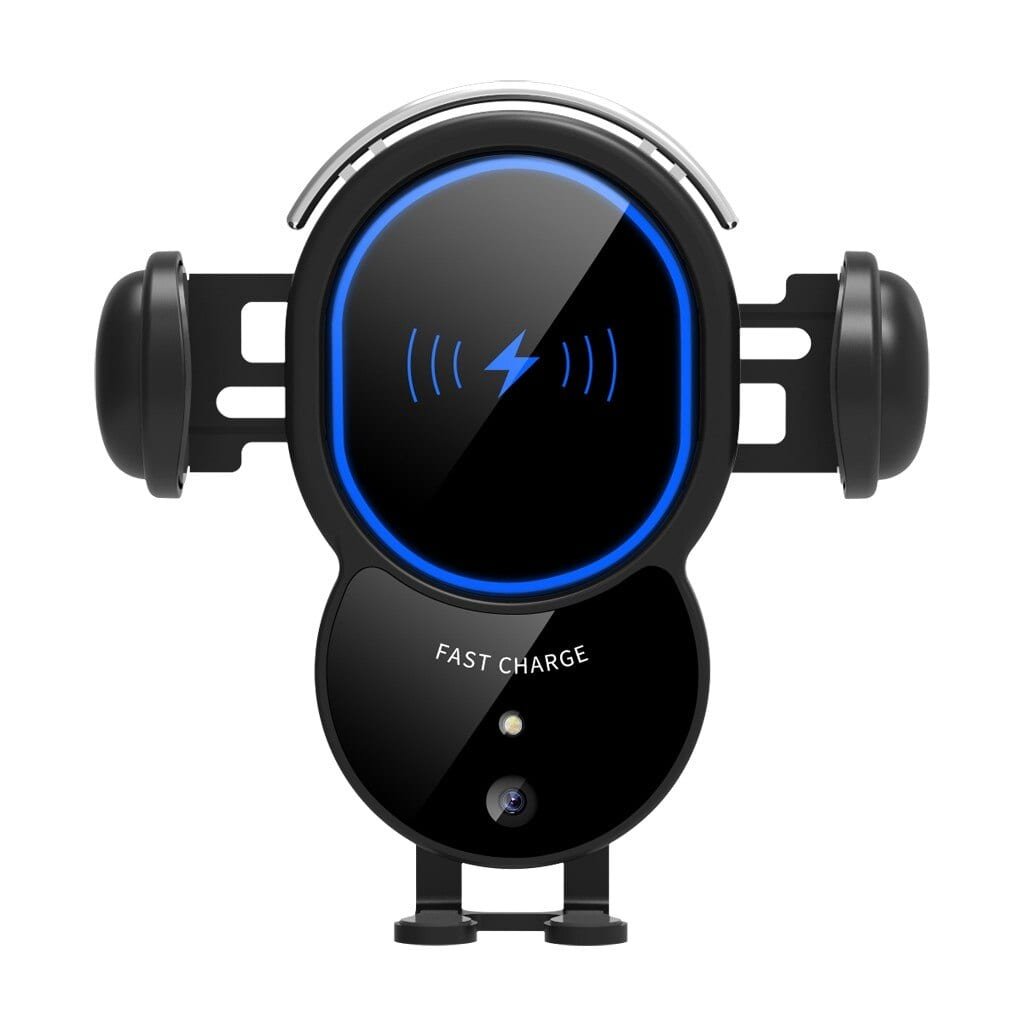 10W Wireless Triangle Mount Automatic Clamping Car Fast Charger - HAWI SHOPPING