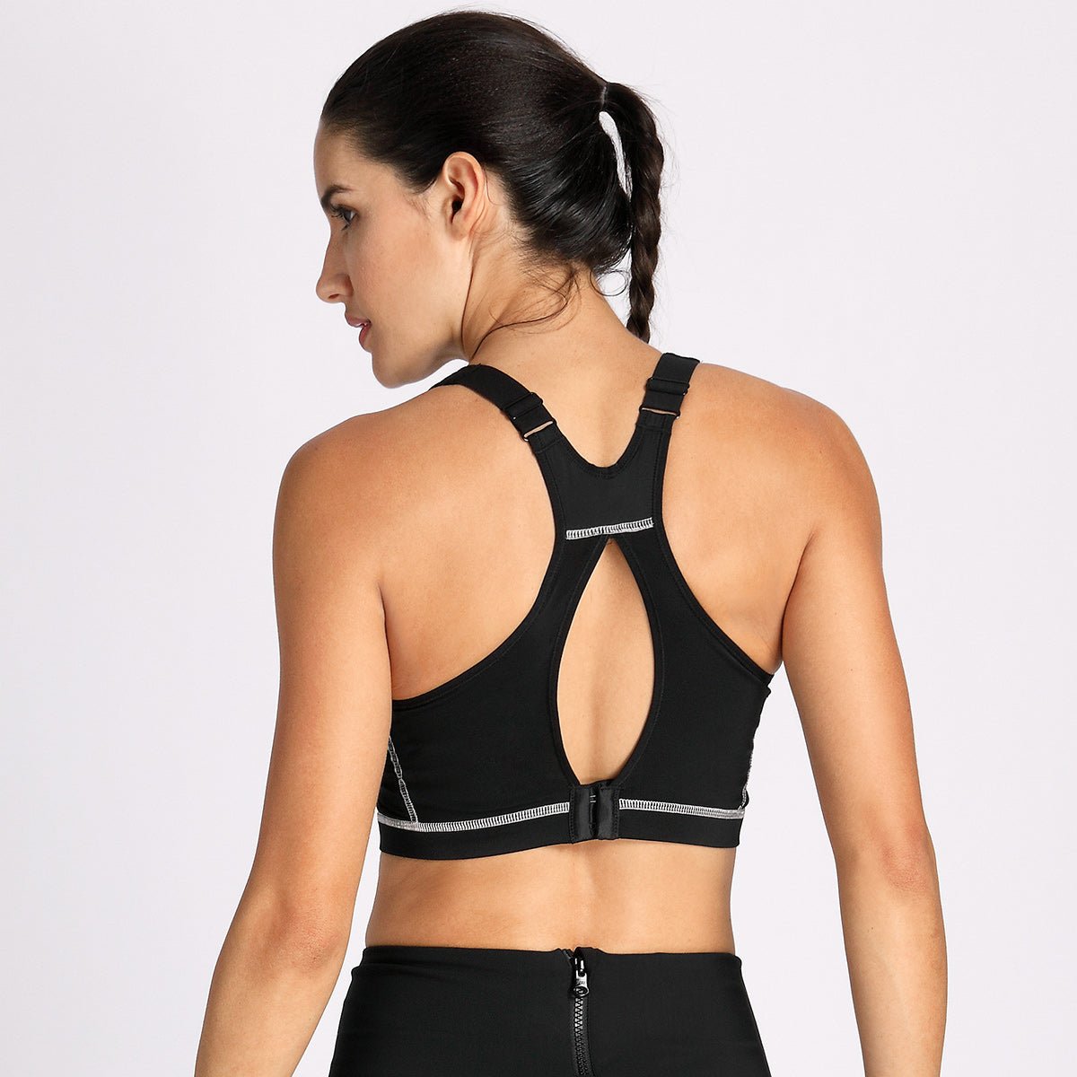 Racerback Wireless Full Coverage Sports Bra - HAWI SHOPPING