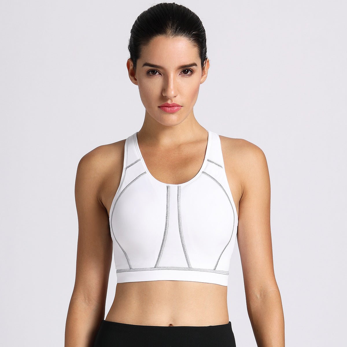 Racerback Wireless Full Coverage Sports Bra - HAWI SHOPPING