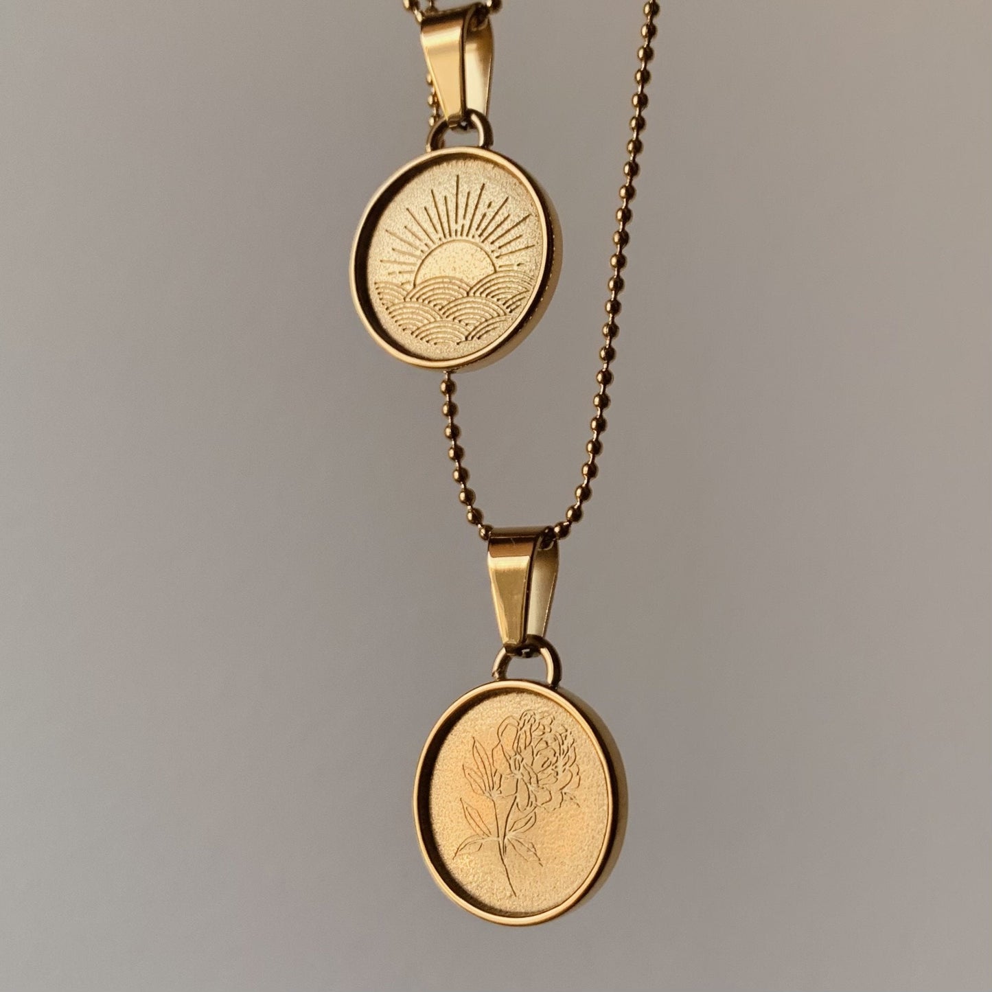 Soleil aka Sun Necklace - Gold - HAWI SHOPPING