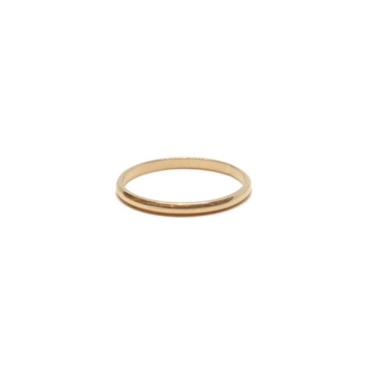 14KT Gold Band Ring - HAWI SHOPPING
