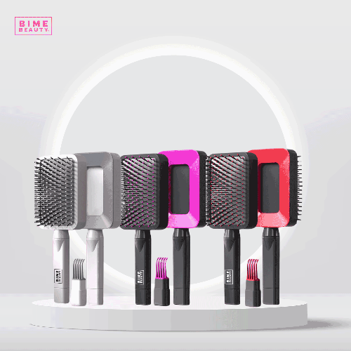 3D Self - cleaning Deluxe Hair Brush by BimeBeauty - HAWI SHOPPING