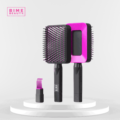 3D Self - cleaning Deluxe Hair Brush by BimeBeauty - HAWI SHOPPING