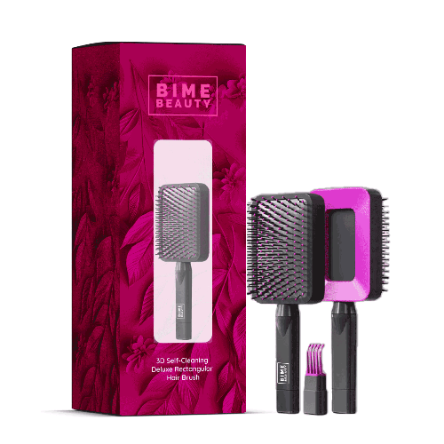 3D Self - cleaning Deluxe Hair Brush by BimeBeauty - HAWI SHOPPING