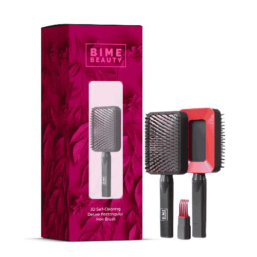 3D Self - cleaning Deluxe Hair Brush by BimeBeauty - HAWI SHOPPING