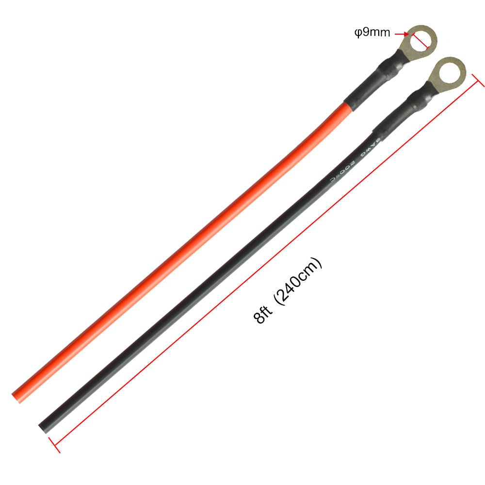 ACOPOWER 8AWG 8ft Ring - Bare Wire Cable - HAWI SHOPPING