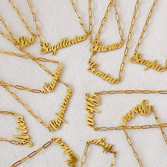 Annie Zodiac Chain Necklace - HAWI SHOPPING