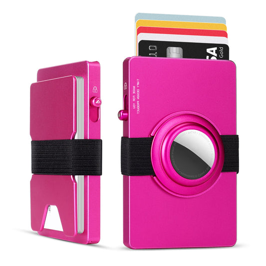 TOYFID All - Aluminum Pop Up Slide Rfid Slim Card Holder Wallet With Airtag Holder - HAWI SHOPPING