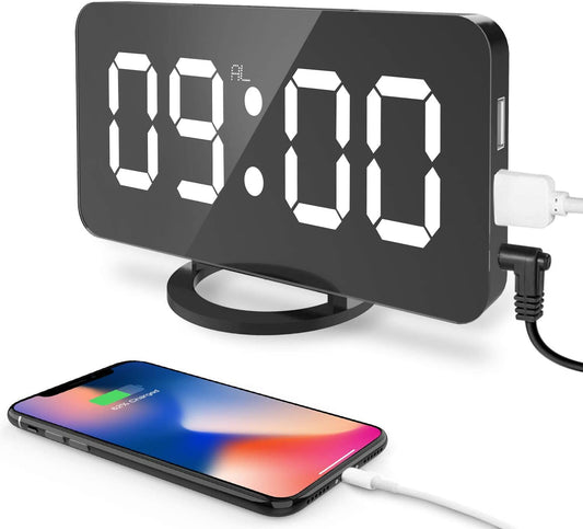 Digital Alarm Clock, Large 6.5" - HAWI SHOPPING