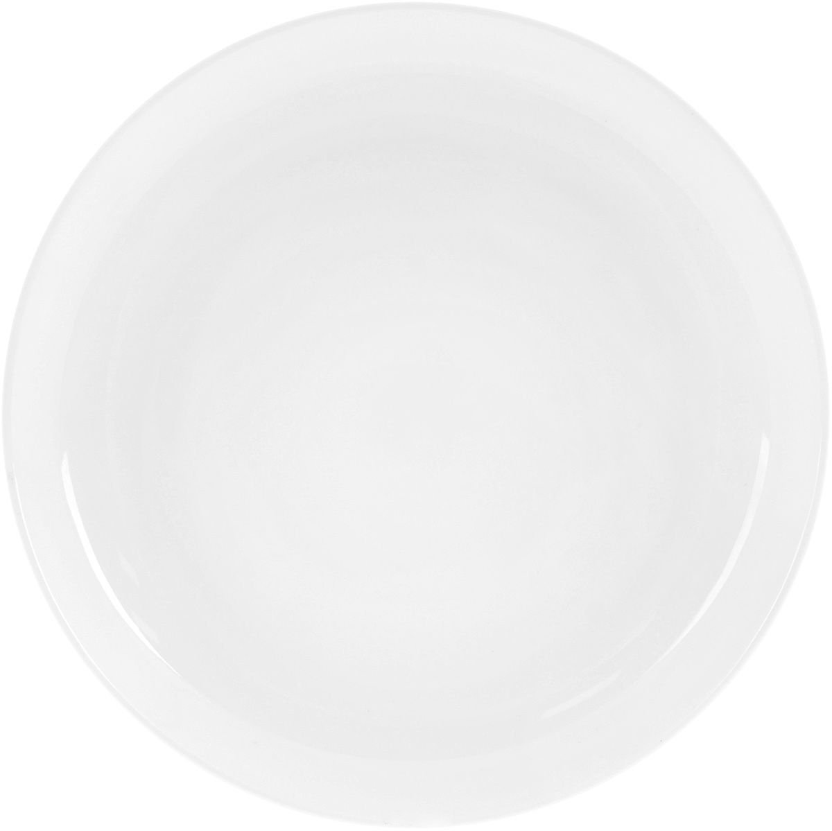 Professional Rolled Rim White Bread Plate 6" inch | 15 Cm - HAWI SHOPPING