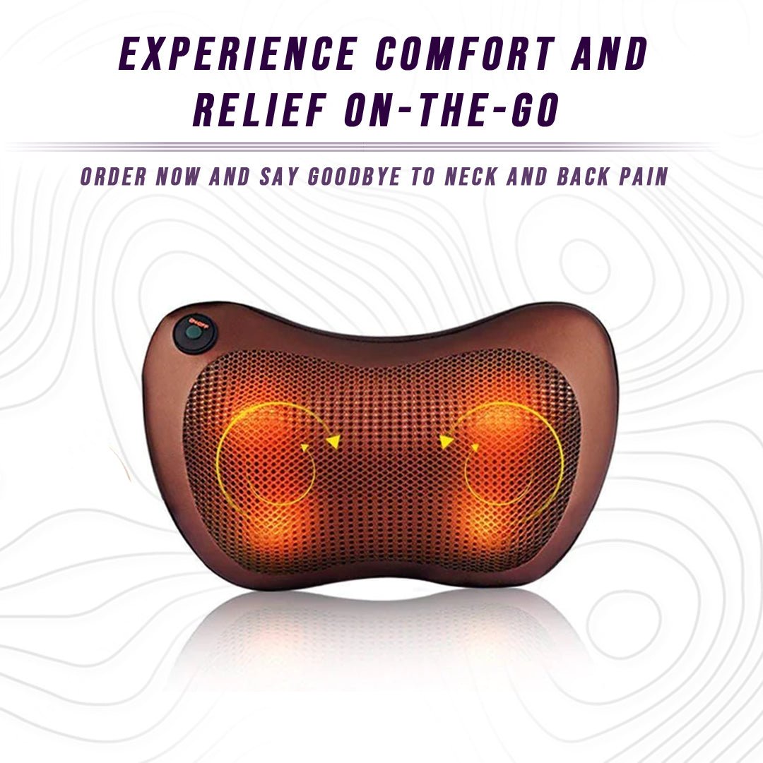 Back and Neck Massage Pillow w/Heat - HAWI SHOPPING