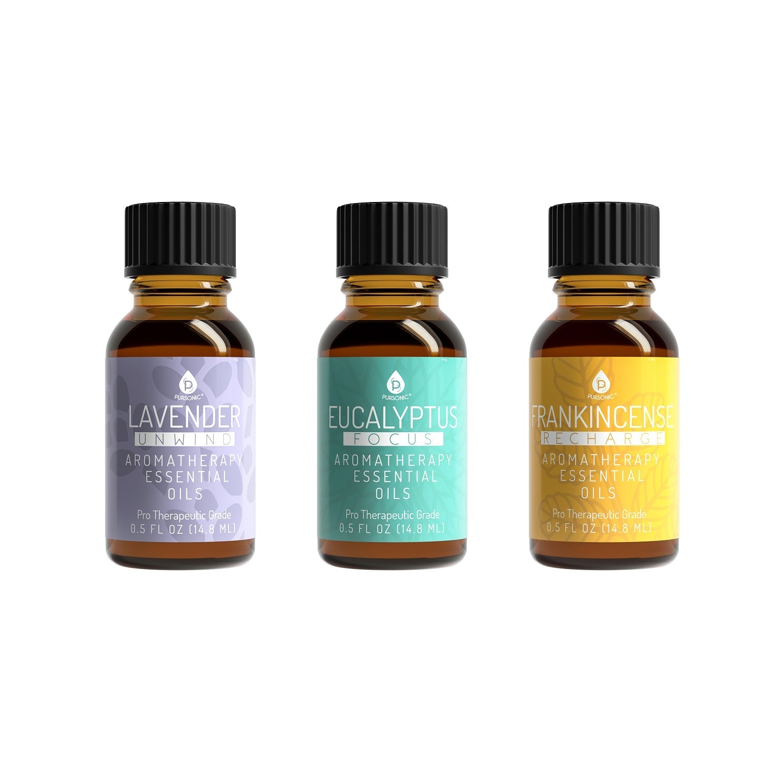 3 Pack Aromatherapy Essential oils (Lavender, Eucalyptus, Frankincense) - HAWI SHOPPING