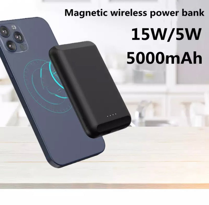 Wireless Magnetic Backup Power Bank Fast Charging - HAWI SHOPPING