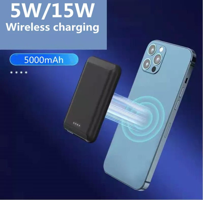 Wireless Magnetic Backup Power Bank Fast Charging - HAWI SHOPPING