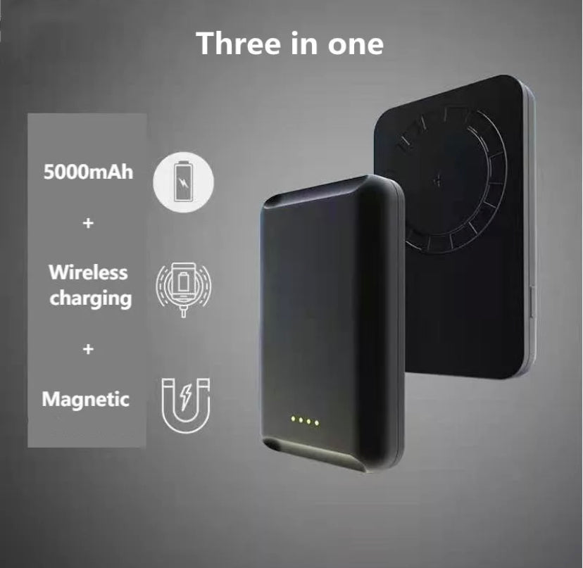 Wireless Magnetic Backup Power Bank Fast Charging - HAWI SHOPPING