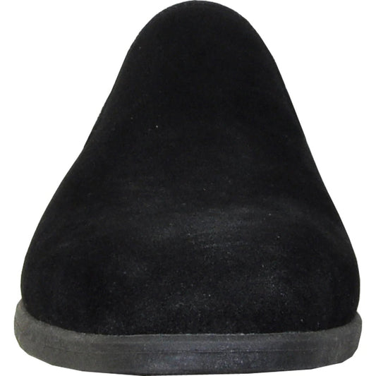 "Chelsea" Black Suede Tuxedo Shoes - HAWI SHOPPING