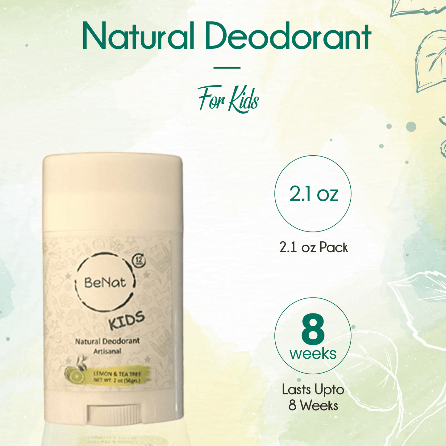 All - Natural Deodorant for Kids & Teens - HAWI SHOPPING