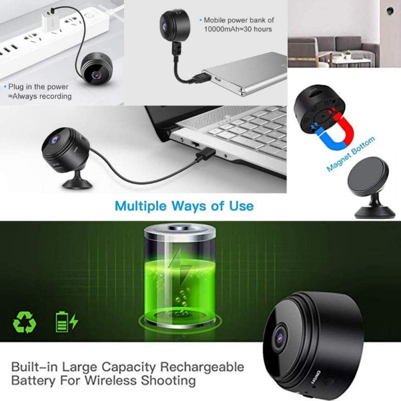 WiFi Mini Camera – Wireless Smart Security Cam - HAWI SHOPPING