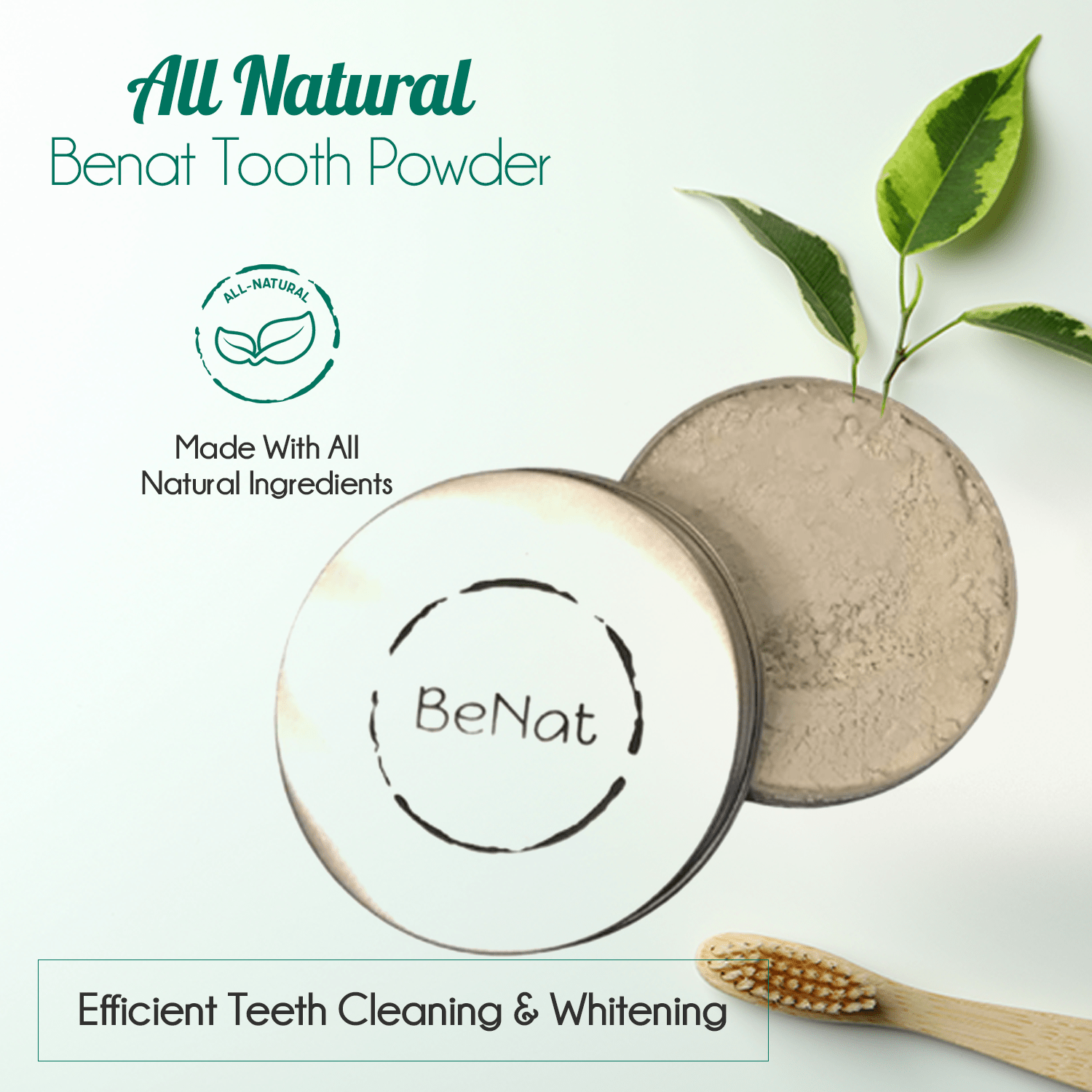All - Natural Tooth Powder. Eco - Friendly. - HAWI SHOPPING