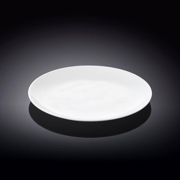 Professional Rolled Rim White Bread Plate 6" inch | 15 Cm - HAWI SHOPPING