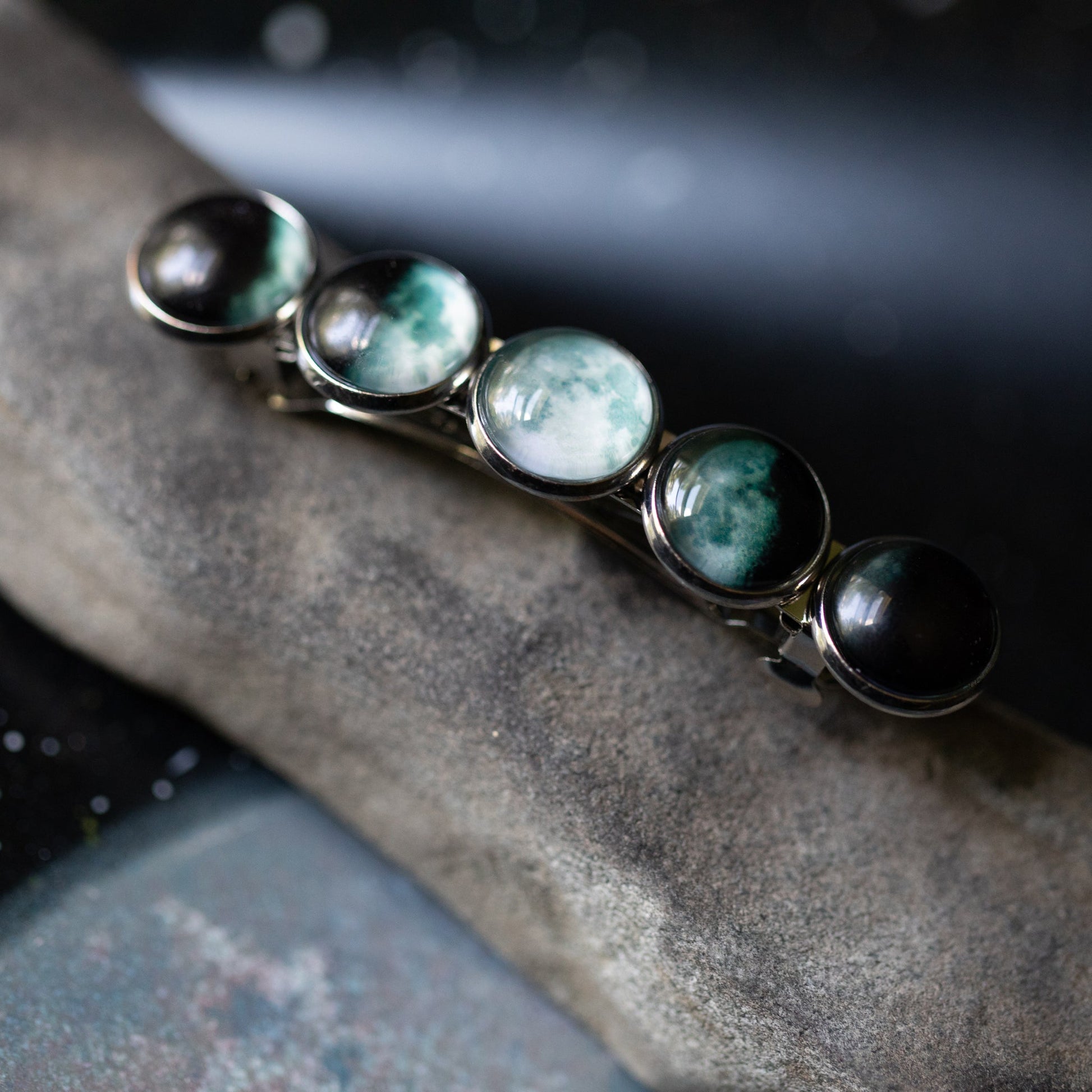 Moon Phase Hair Clip Barrette - HAWI SHOPPING