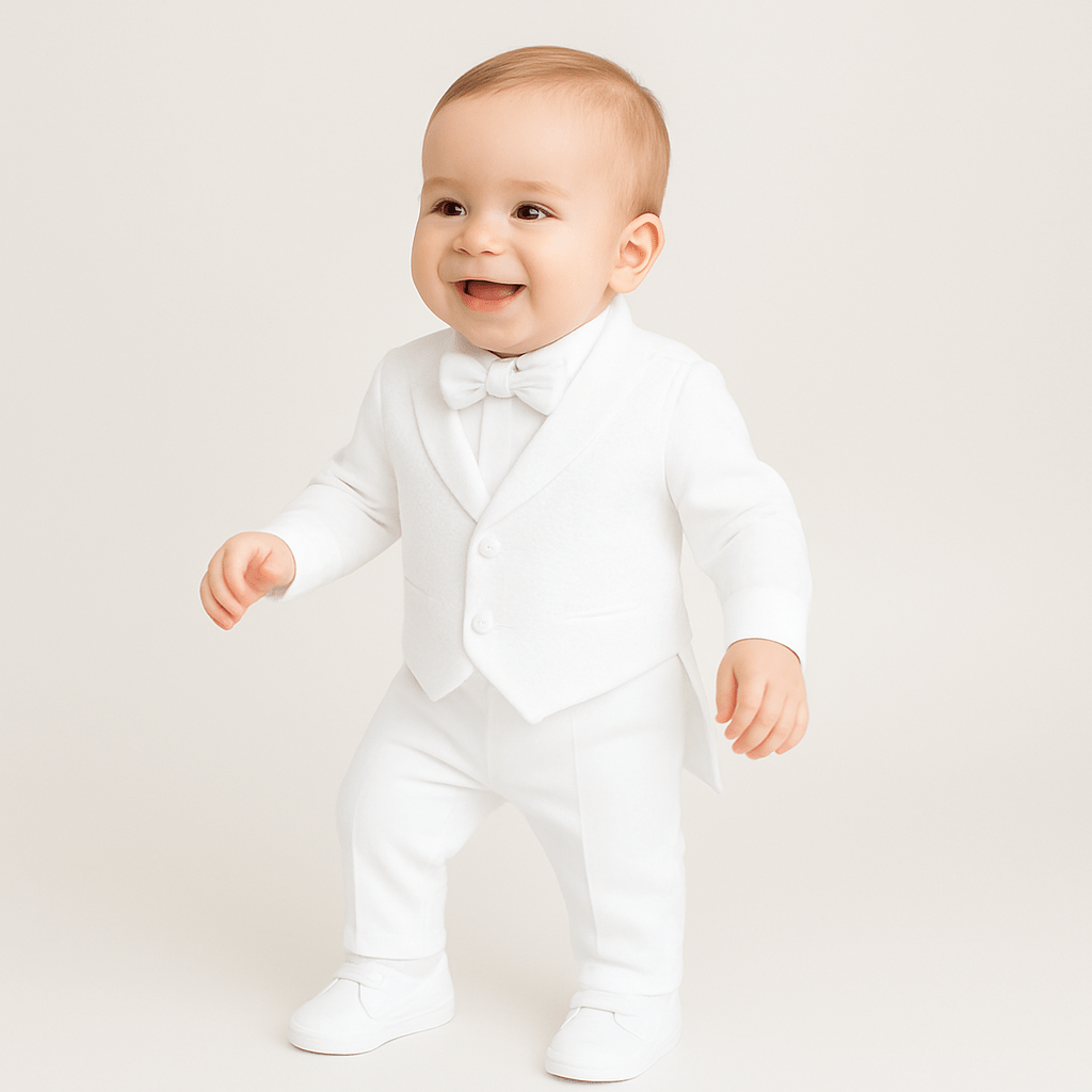 Archie's Penguin Tail Vest Set - HAWI SHOPPING
