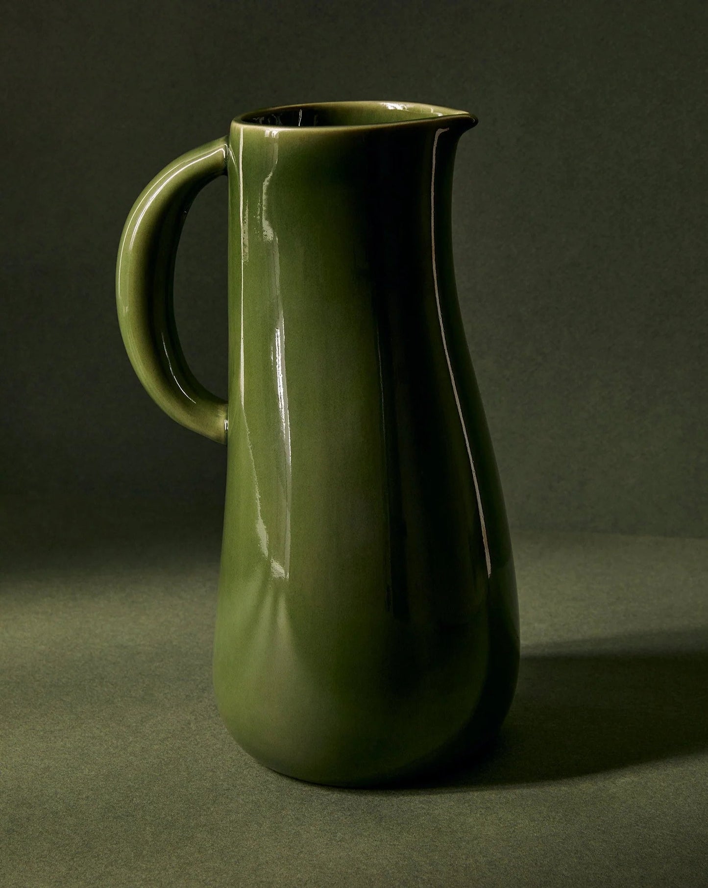 Stoneware Jug | Dadasi 50 Oz - Green - HAWI SHOPPING
