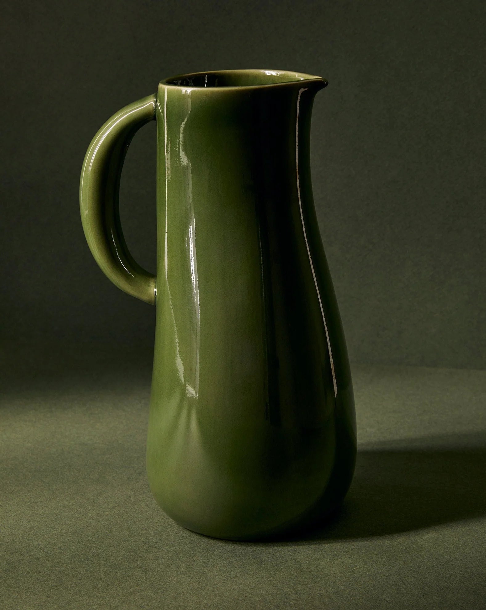 Stoneware Jug | Dadasi 50 Oz - Green - HAWI SHOPPING