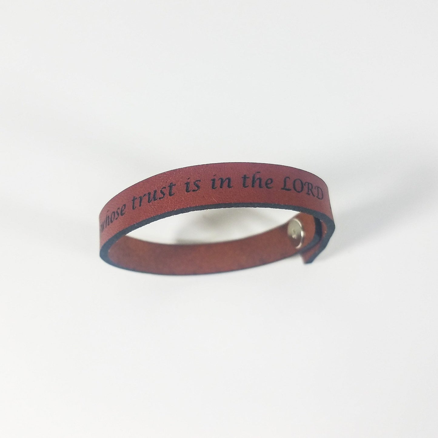 Spiritual Quote Bracelets - But blessed is the one whose trust is in the LORD - HAWI SHOPPING