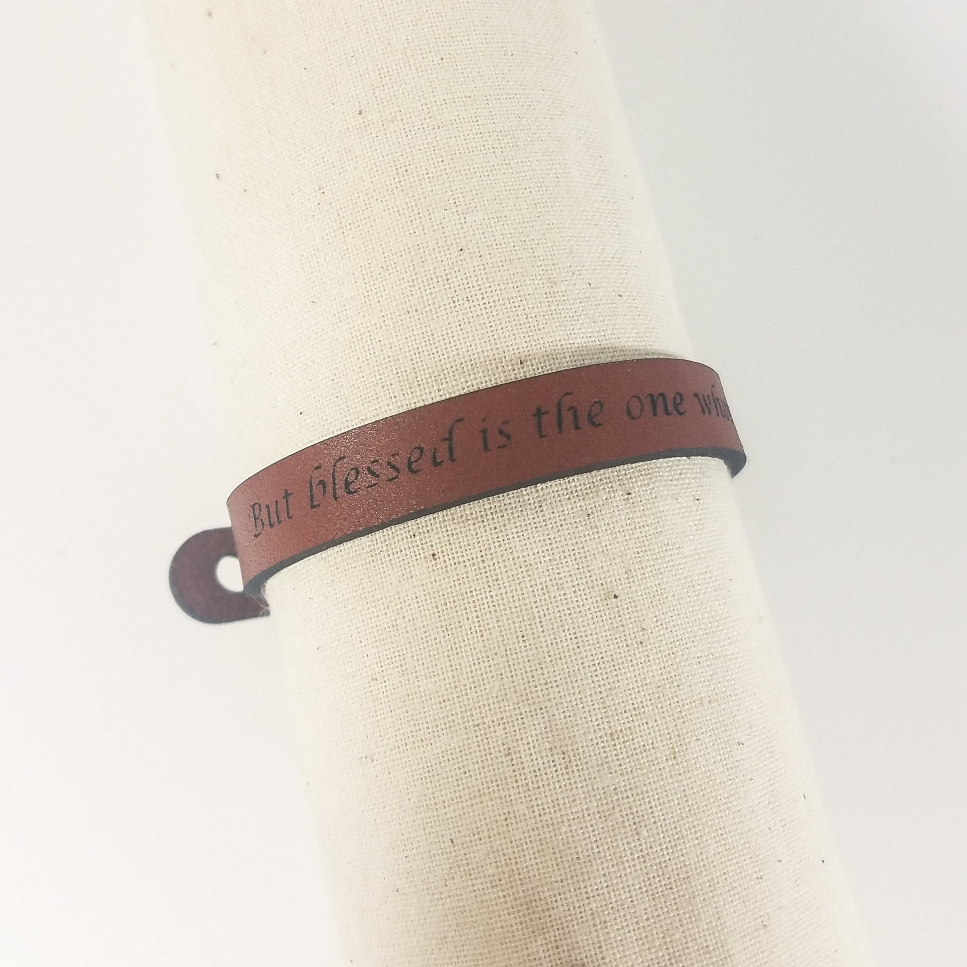 Spiritual Quote Bracelets - But blessed is the one whose trust is in the LORD - HAWI SHOPPING