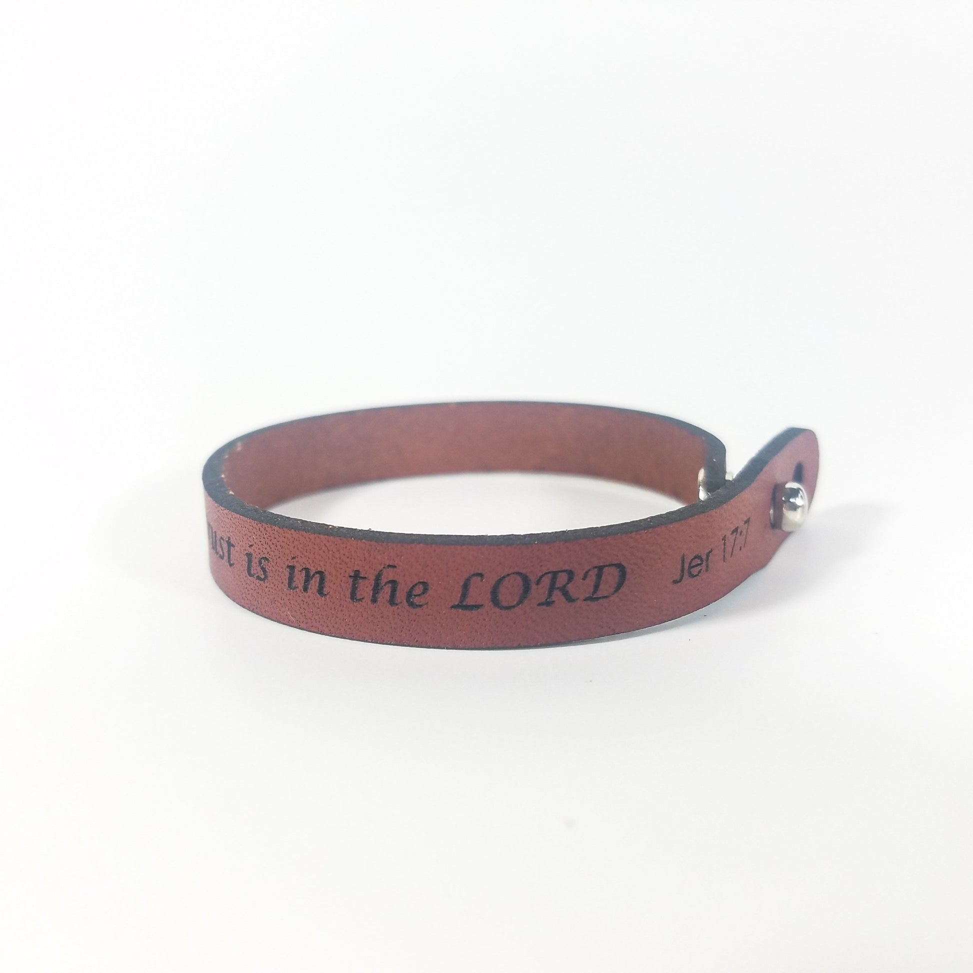 Spiritual Quote Bracelets - But blessed is the one whose trust is in the LORD - HAWI SHOPPING
